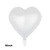 Em estoque 18 polegadas estrela de cinco pontas balão de alumínio amor balão quadrado redondo festa casamento aniversário balão