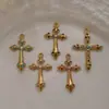Accesorios de Joyería Europeos y Americanos Transfronterizos, Colgante de Collar Cruzado, Accesorios de Pedrería, Joyería Colgante Estilo Punk, Cadena Versátil