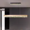 Candelabro para restaurante, lujo minimalista moderno, tira larga para mesa de comedor y barra de bar, nuevo modelo 2024, accesorio de iluminación de diseñador Zhongshan