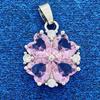 Nova Jóias micro-incrustado diamante colar pingente de cobre banhado a ouro colar pingente Internet celebridade feminina estudante moda DIY correspondência