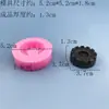Venta Directa de Fábrica Molde de Silicona para Neumáticos, Fácil de Desmoldar, Molde Resistente a Altas Temperaturas para Chocolate Fondant DIY