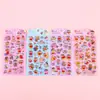Pegatinas Divertidas Huecas 3D de Relieve Estilo Caricatura Japonesa Transfronterizas para Niños Pegatinas para Planeador DIY Pegatinas Decorativas para Fundas de Teléfono