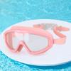 Gafas de natación nuevas de gran tamaño para niños transfronterizas HD para niños y niñas entrenamiento de natación impermeables antivaho de gran tamaño para buceo al por mayor
