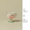 Rinyu Gui Song Yu Ni Taza Maestra de Porcelana Blanca Amapola Morada Teñida Pintada a Mano Taza de Té Kung Fu Taza Personal Exquisita para Damas