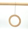 Tienda de ropa gancho en S anillo de madera de haya anillo anillo colgante gancho de madera maciza multifuncional anillo perchero para bufanda bufanda corbata