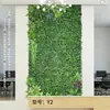Pared Vegetal Simulada, Pared de Plantas Verdes, Accesorios de Decoración de Fondo de Césped para Exteriores y Interiores