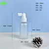 Frasco Fosco Redondo de Ombro e Fundo Plano de 100ml-250ml, Frasco com Bico Longo para Desinfetante Bucal, Frasco Spray Desodorante tipo Tromba de Elefante