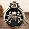 Nuevo Reloj de Bolsillo de Cuarzo Más Vendido, Reloj de Bolsillo Grande de Resina Bronce Vintage con Patrón Temático de Zelda