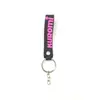 Nuevo llavero cuerda de goma blanda colgante de bolsa accesorios cuerda de cuero lindo llavero de pvc cuerda de goma blanda venta al por mayor