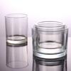 Taza de Vela Transparente Taza Vacía Vidrio Espesado Taza de Vela Aromática Sala de Estar Portavelas Transparente Taza de Vidrio para Velas En Stock