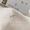 Pendientes de Plata Pura S999 de Mini Panda Lindo para Mujer, Pendientes Creativos Personalizados, Pendientes Casuales para Estudiantes y Trabajo, Accesorios para Orejas para Perforación de Oreja