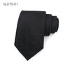 Corbata formal de negocios para hombre, oficial de ventas de unidad de trabajo, versión ancha, 8 cm, azul marino/negro