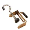 Escritorio para estudiante y perchero para mochila, sin taladro, estante lateral desmontable, gancho pequeño de almacenamiento de escritorio simple
