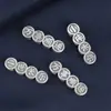 Acessórios de prata esterlina 99 pés de prata tudo corre bem acessórios de cotovelo retrô fosco 3D acessórios de prata dura materiais DIY feitos à mão