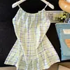 Camisola Fresh and Simple com Amarração Dupla para Mulheres, Novo Estilo Francês de Verão 2026, Top Soltinho Sem Mangas