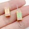Goteo de aceite oro antiguo oro mate mariposa cuentas espaciadoras pasantes estilo chino kit de materiales para accesorios de joyería hecha a mano DIY