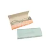 Fabricante de Estuches para Gafas al por Mayor Personalizados Caja de Almacenamiento para Gafas de Sol de Miopía Portátil Simple de Cuero Estuche de Gafas de Gama Alta