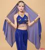 Nuevo pañuelo de corona rosa dorado traje de danza india velo hilo para lanzar a mano patrón de danza del vientre velo de práctica femenino