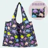 Bolsa de compras ecológica grande Nezha plegable portátil para comestibles fuerte y duradera moda de dibujos animados gran capacidad