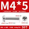 Aço Inoxidável 304 Parafusos Maquina Cabeça Panela Phillips Gb818 Parafusos Cabeça Semi-Redonda M3M8