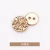 Botões Metálicos Pequenos de Flor com Pontos de Dois Olhos Botões de Camisa Botões de Tricô para Suéter Botões Botões Jinda