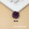 Ponto 4cm16 pétalas octogonal fita de poliéster flor artesanal acessórios para adereço de cabeça DIY sapatos e chapéus acessórios de vestuário acessórios