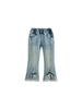 Jeans para Niñas Primavera y Otoño 2026 Nuevo Estilo Coreano Conjunto de Primavera Infantil Pantalones Acampanados Elegante Lazo Estilo Casual