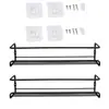 Fabricante Original Estante de Condimentos para el Hogar Estante de Especias Estante de Almacenamiento de Cocina Estante de Almacenamiento sin Taladro Bestseller de Amazon Arte de Hierro