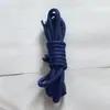 En stock de fábrica cuerda de paraguas línea miu 5 mm de núcleo poliéster color sólido tejido DIY colgante para mochila cuerda de ajuste de cintura flor