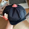 Boina de Orelha de Coelho para Mulheres, Versátil para Passeios de Verão, Estilo Desenho Animado Japonês Fofo, Chapéu Octogonal Emagrecedor