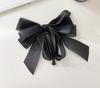 Acessórios de Cabelo para Rabo de Cavalo Alto Celebridade Cyber Presilha Banana Presilha de Cabelo Elegante com Laço para Traseira da Cabeça Feminina Coreia do Sul Tassel de Fada Presilha para Rabo de Cavalo