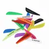 ACC1.75 pulgadas pluma de flecha de gota de agua plástico de alta elasticidad accesorios de tiro con arco DIY flecha de fibra de carbono pura fibra de vidrio exterior