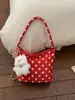 Bolso de Lunares de Nicho Súper Popular para Mujer, Nuevo Bolso Versátil de Hombro y Axila Otoño e Invierno 2025 para Salir y Trabajar
