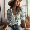 Camisas Nuevas para Mujer 2023 con Muchos Gatos Impresión Digital 3D Estilo Anime Lindo Tendencia de Moda Casual Japonés y Coreano