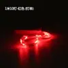 Guirnalda de luces de alambre de cobre para pastel de cumpleaños, lámparas LED de colores, guirnalda de luces de color cálido, adornos para guirnaldas, dulces adornos para coche
