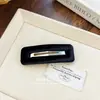 Clip para el pelo de terciopelo rectangular con forma de gota de agua para otoño e invierno, clip BB, pasador, accesorio para el pelo retro de alta gama, clip lateral, clip para flequillo, venta al por mayor
