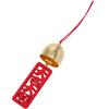 Enfeites de Sino de Vento de Madeira Enfeites de Natal para Pendurar na Porta Acessórios de Pingente de Porta Sinos de Vento de Ano Novo DIY Pequenos Enfeites Atacado
