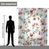 1pc novo padrão de flor tela de janela 3D impressão digital direto da fábrica quarto sala estar decoração desgaste haste tela de janela