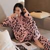 Pijama feminina atacado transfronteiriço primavera e outono novo algodão imitação manga comprida senso de alta qualidade doce casual fofo roupa de casa terno