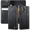 Adecuado para funda de teléfono móvil Iphone17 Apple 16E Funda de cuero con patrón de becerro retro 15 Flip Rifd Funda protectora de microfibra