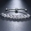 Elegante simple rama circón garra cadena estilo japonés y coreano regalo venta al por mayor directo de fábrica cajón cremallera WeChat ST-pulsera