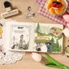 Serie Momento Diario Pegatinas de personajes impermeables de PET estilo coreano, paquete de pegatinas estilo Ins transfronterizo, paquete de pegatinas creativas para agenda