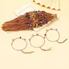 Pulseras Sencillas de Hilo de Colores para el Festival del Bote del Dragón, Pequeños Regalos para Puestos del Mercado y Atracciones Turísticas, Hilo Rojo con una Sola Cuenta al por Mayor