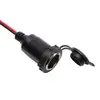 Encendedor de Cigarrillos de Alta Potencia Modificado para Coche y Motocicleta, Enchufe de Cobre Puro para Almacenamiento de Energía, Enchufe Hembra de Encendedor de Cigarrillos Impermeable Ip65