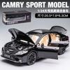 Liga do carro 1:24 Camry modelo de carro puxar para trás com som luz brinquedo carro música modelo decoração coleção