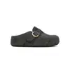 Zapatos Birkenstock Harris Woolen Casa del Tío Suela Gruesa Forro de Felpa Invierno 2025 Calientes Pantuflas de Piel Completamente Cubiertas