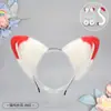 Faixa de Cabelo Lolita de Pelúcia Feita à Mão com Orelhas de Gato Acessórios de Cabelo Kc Headwear de Orelhas de Animal Grampo de Cabelo de Orelha de Raposa
