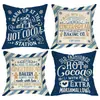 Comercio Exterior Transfronterizo Más Vendidos Fundas de Almohada Navideñas Personalizadas para Sofá de Sala de Estar, Cojines Decorativos Festivos para Dormitorio, Almohadas y Fundas de Almohada