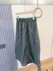 Falda de Trabajo Estilo Nuevo 2026 para Mujer con Cintura Elástica, Cordón, Múltiples Bolsillos, Falda de Corte A de Longitud Media, Casual, Secado Rápido, Adelgazante