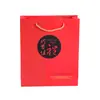 En stock bolsa de regalo de papel bolsa de regalo universal portátil empaque de regalo bolsa de papel portátil bolsa para varios suplementos al por mayor personalizado